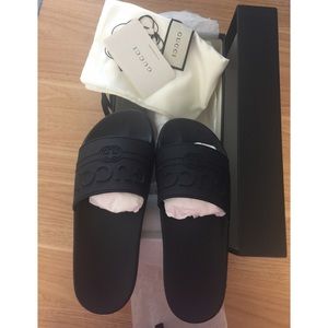 Authentic Gucci pool slides, 39